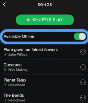 用spotify在iphone上下载音乐