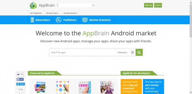 website zum herunterladen von android-apps