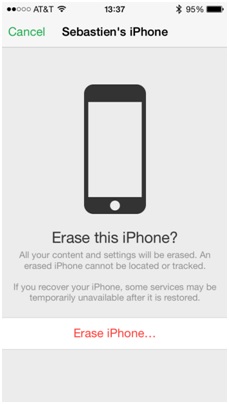iPod ohne iTunes formatieren - Bestätigung zur Löschung des iPhones