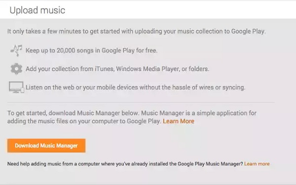 google play music desktop player itunes import