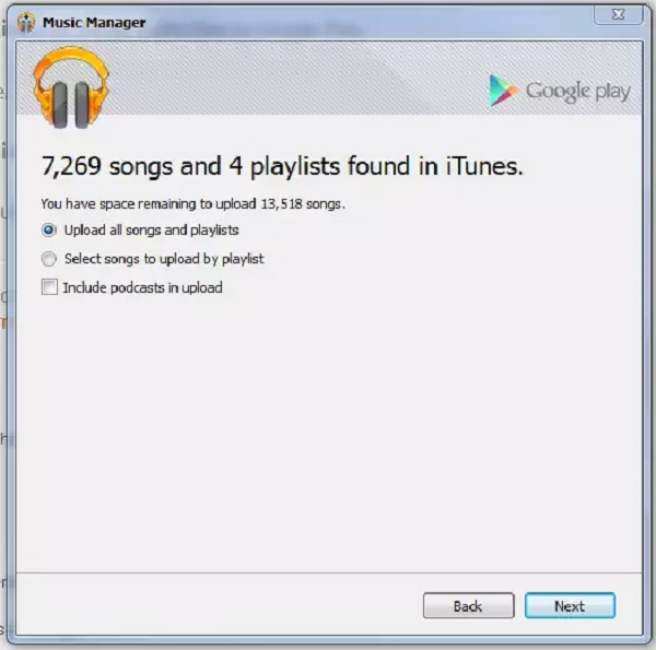 itunes to google play music