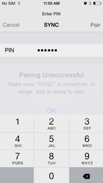 Ford sync iPhone - étape 9 pour coupler votre téléphone avec Ford SYNC