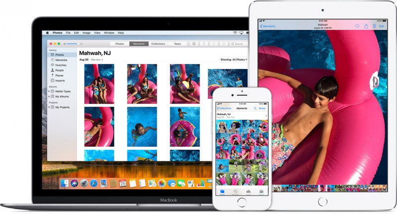 transferir fotos de mac a iphone