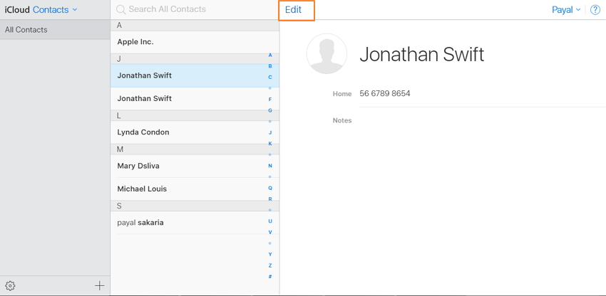 Merge Duplicate Contacts on iPhone with iCloud by manually merging or deleting