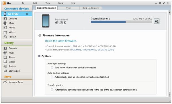 use samsung kies to restore stock firmware