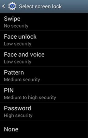 backup pin für Samsung