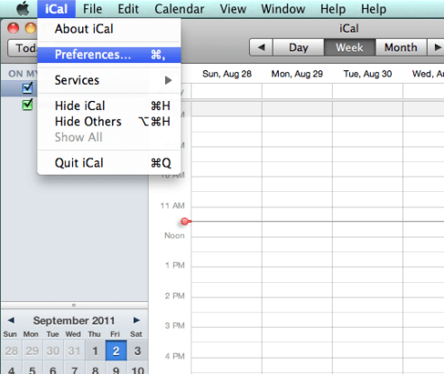 android mit mac synchronisieren: kalender