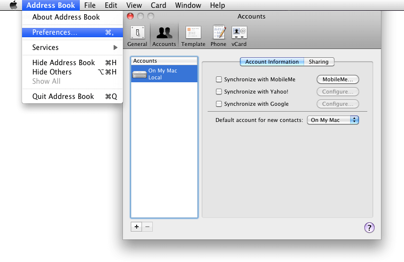 mac os sync folders