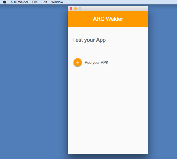 android-apps auf dem mac ausführen: arc-welder