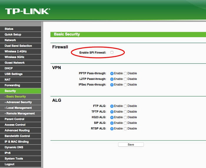 protect home wifi - router firewall