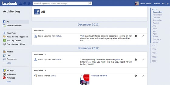 keep privacy secure on facebook - check logs and sessions