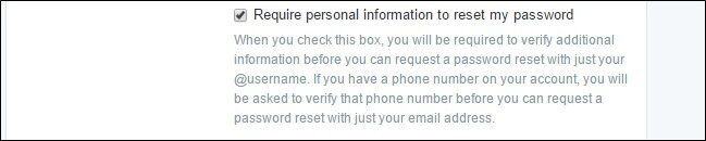 make online account safe - protect password resets