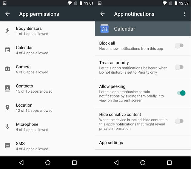 privacy protection on android - manage apps