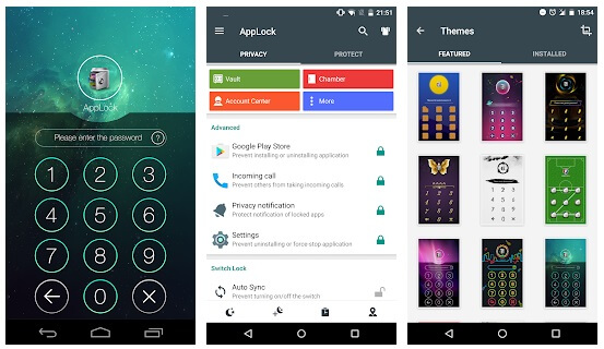 privacy protection on android - applock