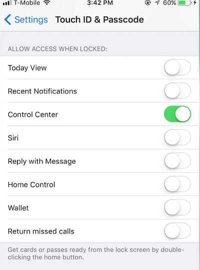 protect privacy on iphone and ipad - lock screen customization