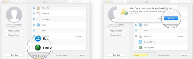 protect mac os privacy - find my mac