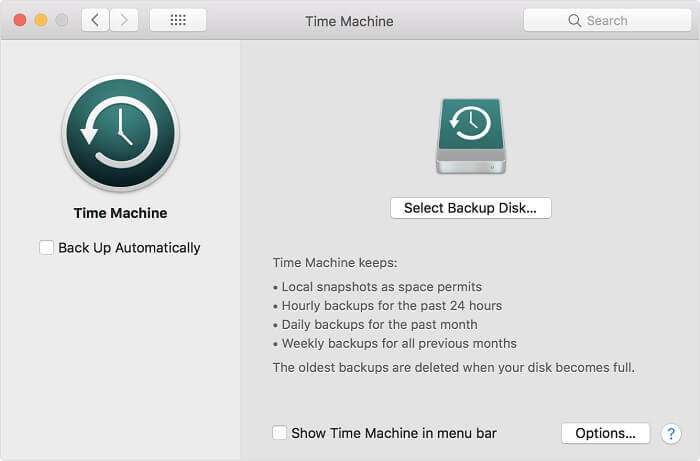 protect mac os privacy - data backup on mac