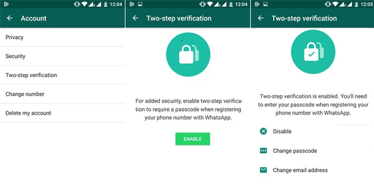 whatsapp privacy protection - complex the verification