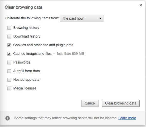 protect privacy during device disposal - delete browsing history