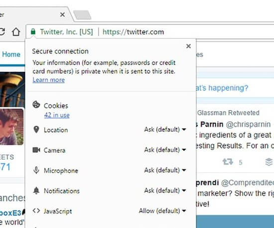 protect privacy on public wifi - diagnose the connection