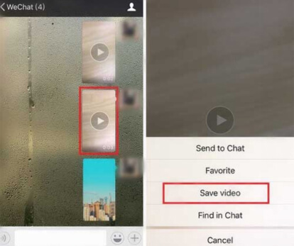 wechat video download from Moments