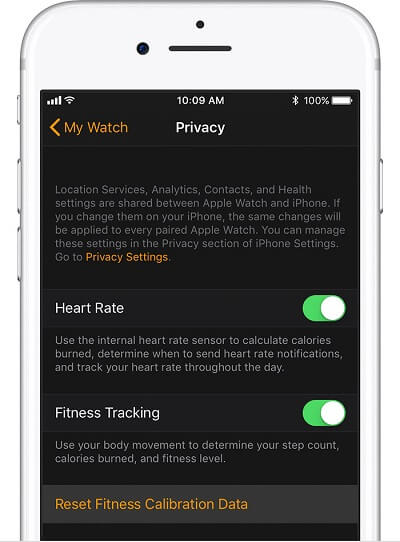 protect privacy on wearable - custom settings