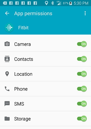 protect privacy on wearable - app permission