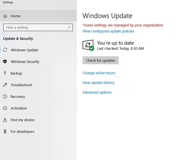 protect privacy on windows - update os