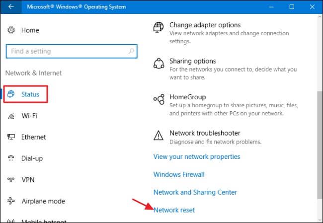 protect privacy on windows - network settings