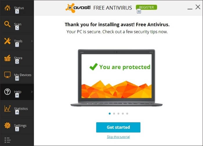 protect privacy on windows - use security tool