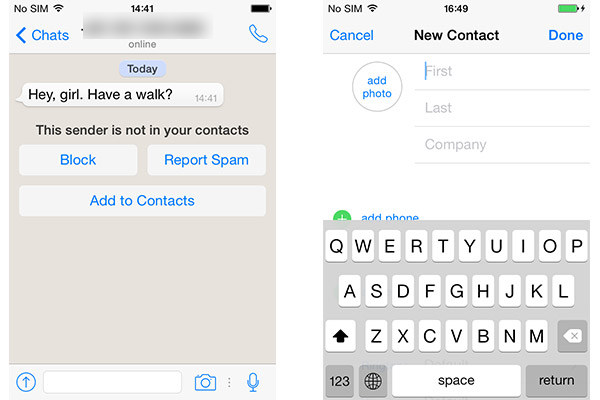 ios 12 whatsapp Probleme und Lösungen – WhatsApp-Benutzer zu Ihren Kontakten hinzufügen.