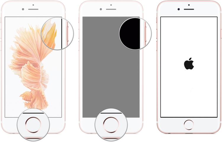 iphone atorado en logo de apple ios-12-Forzar reinicio en iPhone 6