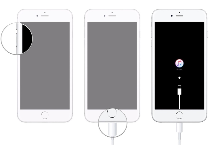 iphone hängt mit Apple-Logo ios-12-iphone 7 im Wiederherstellungsmodus starten