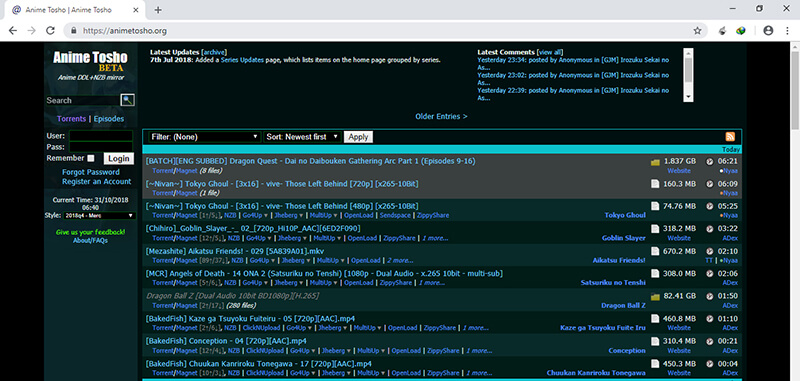 anime torrenting