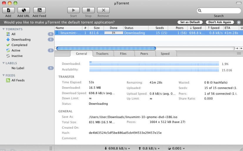 torrent client mac