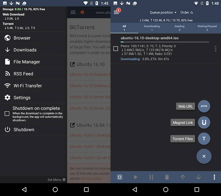 bittorrent for android - zeta