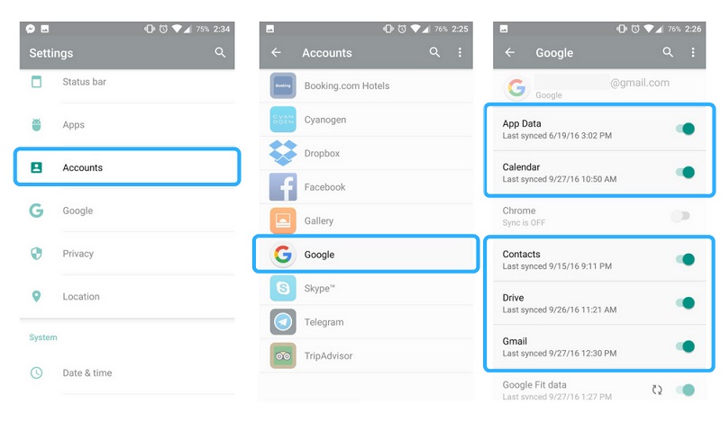 access icloud calendar on android 6