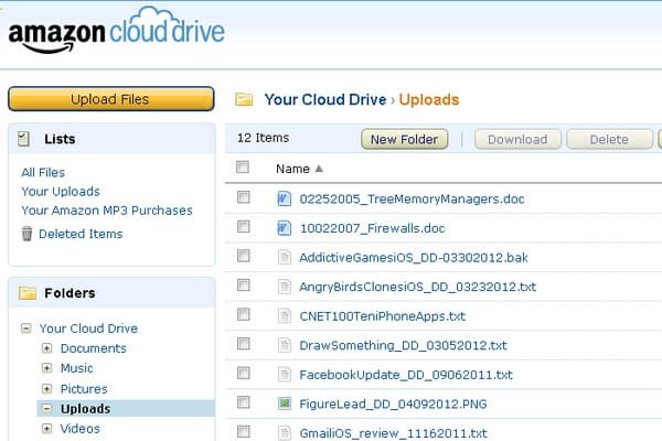 alternative icloud - Stockage en cloud d'amazon