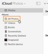 transfer icloud photos to Android on mac - step 3
