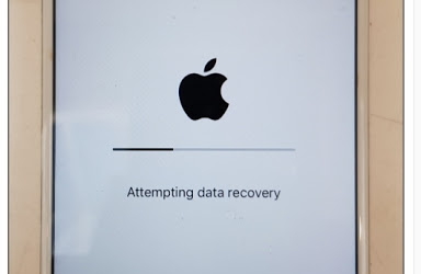 iPhone attempting data recovery