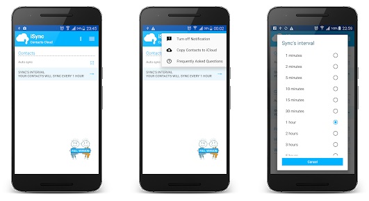 application de synchronisation des contacts d'icloud vers Android - 3