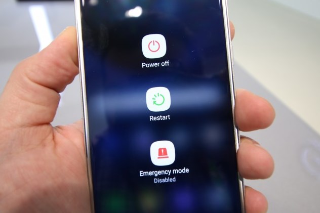 restart to fix s10 not turning on