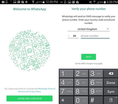 verify whatsapp phone number