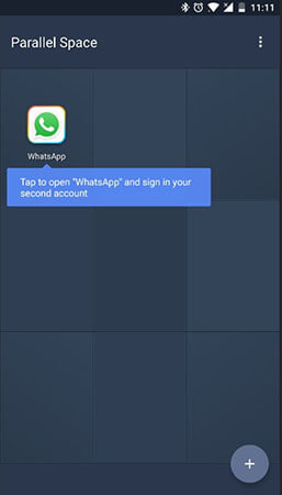 configuração dupla do whatsapp