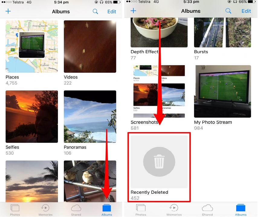 how to recover deleted photos from iphone