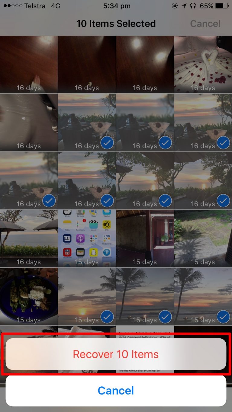 how to recover deleted photos from iphone