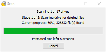 recuva image recovery - scan local drives