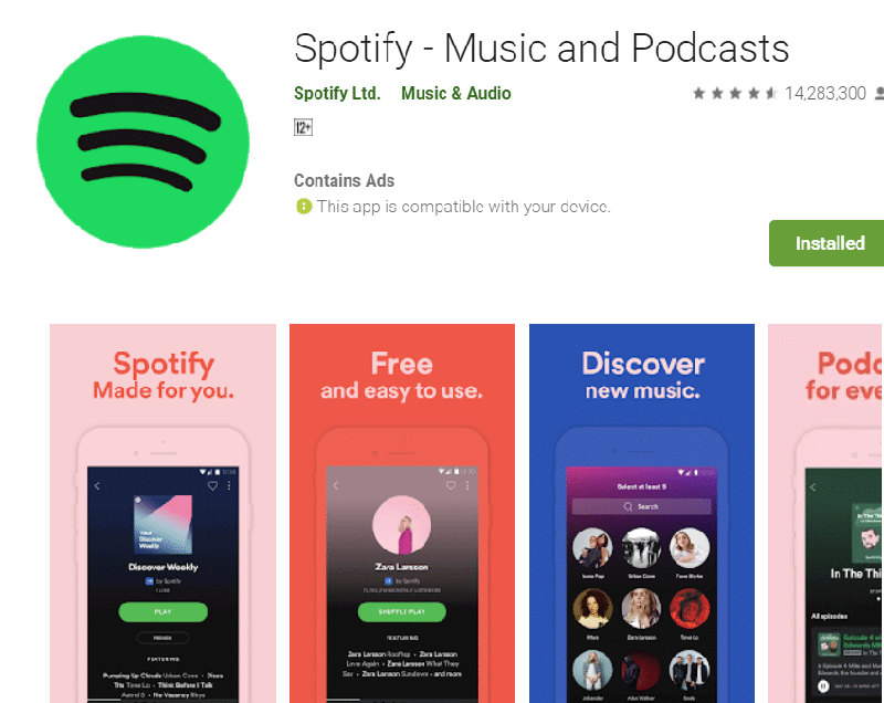 spotify app download windows