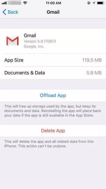 offload app