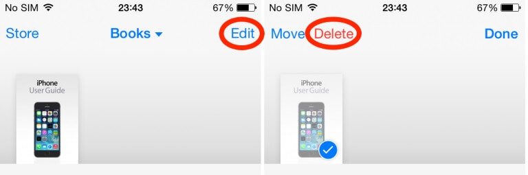 free up more notes space on the iPhone - delete files